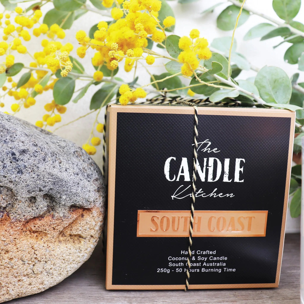 A Candle Kitchen Box near a Brick made on the South Coast of NSW