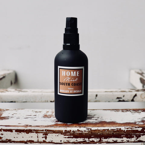 South Coast Room Spray in black glass spray bottle